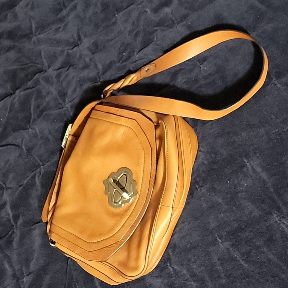 Yany Cognac Shoulder Bag 14x10